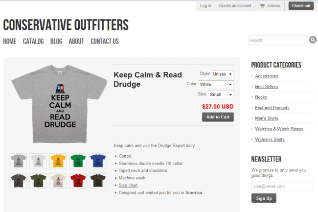 Keep Calm and Read Drudge